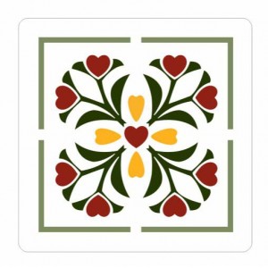 Трафарет Event Design "Квилт" КВ-44, 15х15 см
